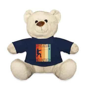 Hammer throw - Teddy Bear - french navy - Front