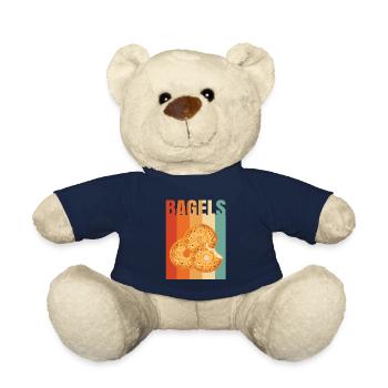 Bagel Bagels Geschenk - Teddy - French Navy - Vorne