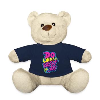Do what is best for you - Teddy Bear - french navy - Front