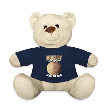 Drôle de Mercure rétrograde m’a fait le faire Astrologie - Nounours - bleu marine - Devant