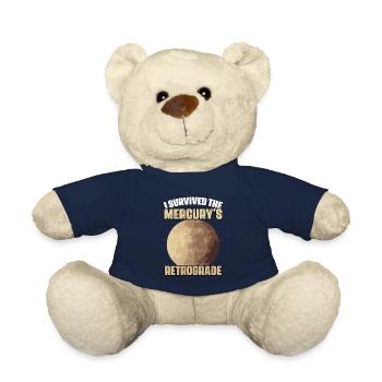 C’est drôle que j’ai survécu à la rétrogradation de Mercure pendant un - Nounours - bleu marine - Devant