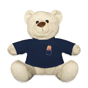 Lutscher Süßigkeiten Geschenk - Teddy - French Navy - Vorne