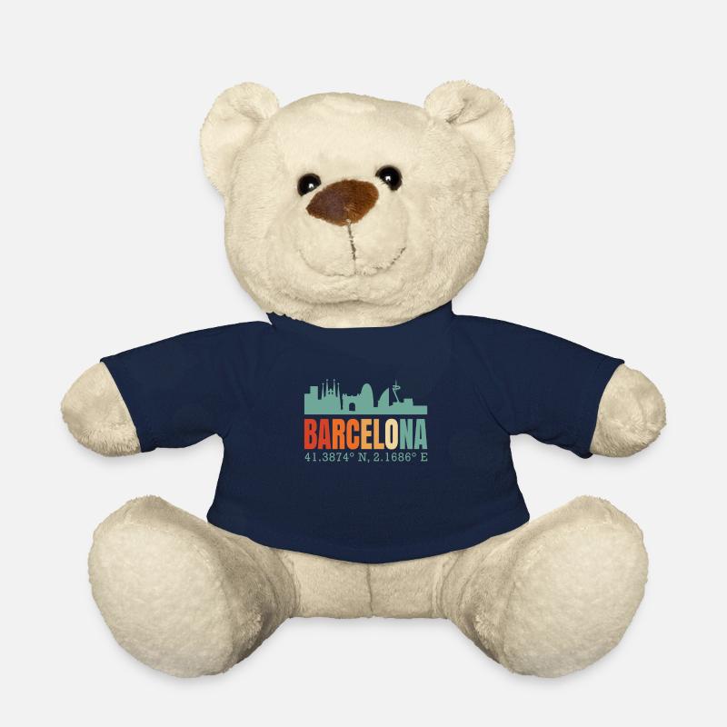 Barcelone - Nounours - bleu marine