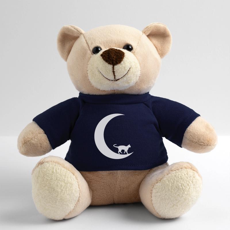 Crescent Moon - Cat - Teddy Bear