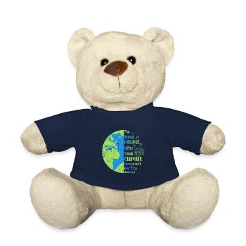 Climate Change Mother Earth Day Environment - Teddy - French Navy - Vorne