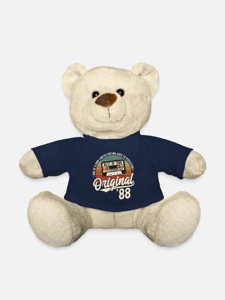 Original 1988 Vintage Vintage Birthday Retro - Nounours - bleu marine