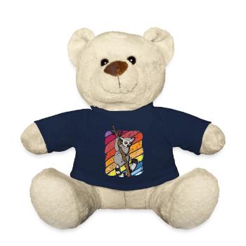 Lemur - Teddy Bear - french navy - Front