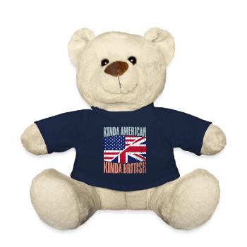 Vintage Half USA Half Britain A Kinda American - Teddy - French Navy - Vorne