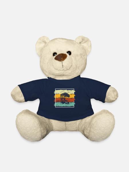 Pilz Pilze Steinpilz Fliegenpilz Retro Geschenk - Teddy - French Navy