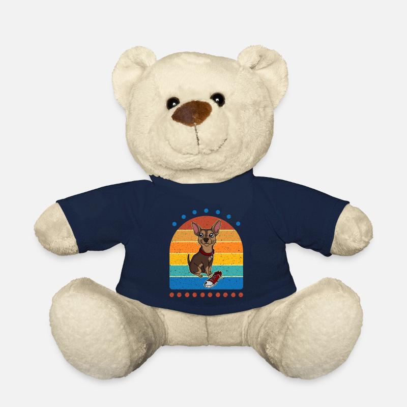 Sneaker Chihuahua Retro Dog - Teddy Bear - french navy