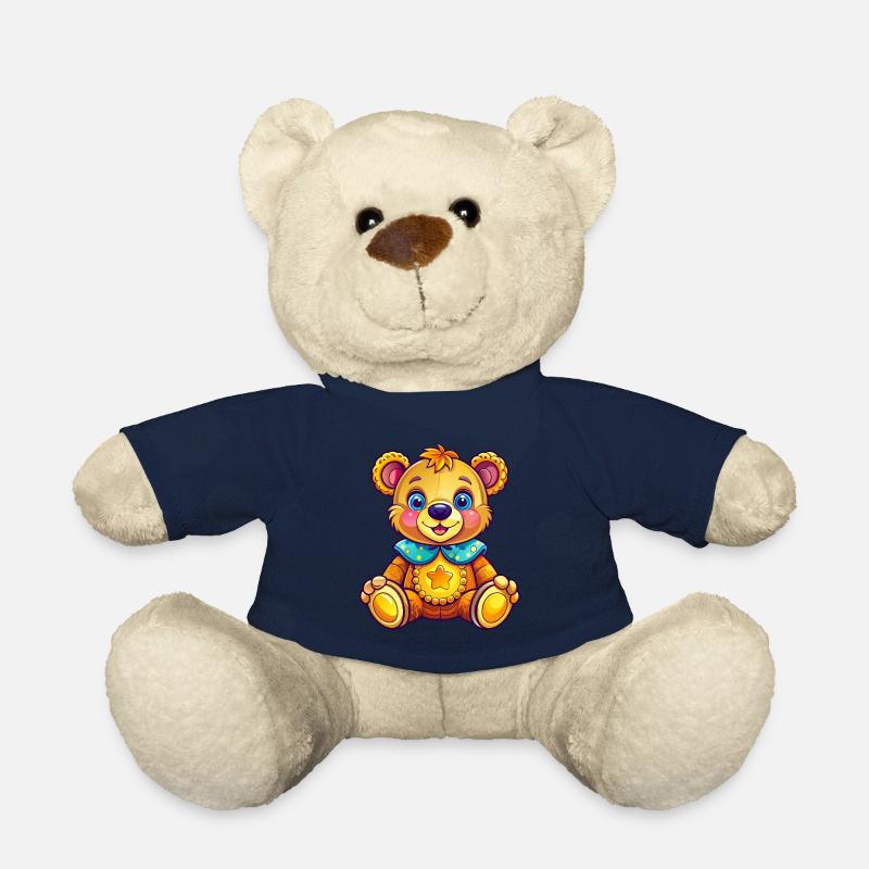 Cute Teddy - Teddy Bear - french navy