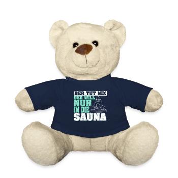 Der tut nix der will nur in die Sauna Spa Massage - Teddy - French Navy - Vorne