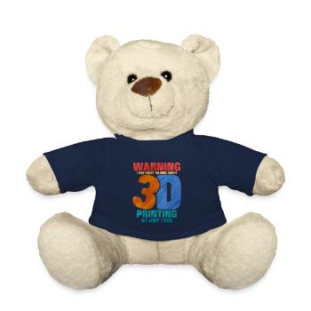 3D Printing - Teddy Bear - french navy - Front