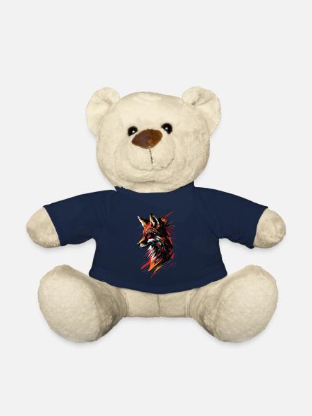 Renard - Nounours - bleu marine