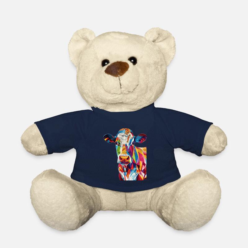 Vache - Nounours - bleu marine