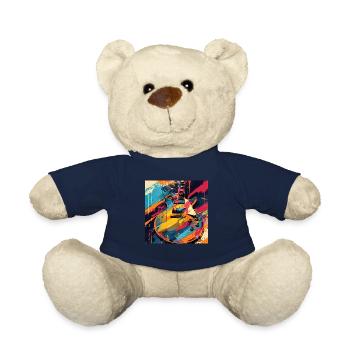 Guitare - Nounours - bleu marine - Devant