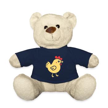 Chicken - Teddy Bear - french navy - Front