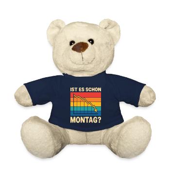 Actions Pension Dividende Bourse - Nounours - bleu marine - Devant