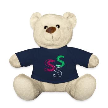 Lettre S - Nounours - bleu marine - Devant