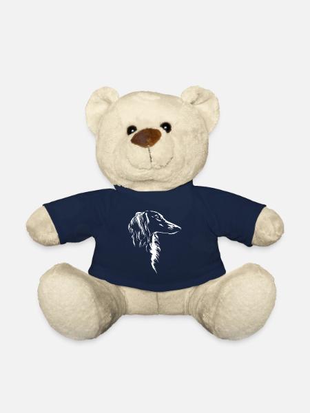 Saluki Silhouette Hunde Hund Wilsigns - Teddy - French Navy