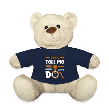 Rollstuhl Rollstuhlfahrer Beinamputation - Teddy - French Navy - Vorne