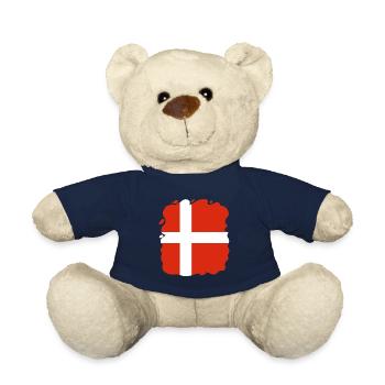 Dänemark Flagge Skandinavien Dänische Flagge Reise - Teddy - French Navy - Vorne