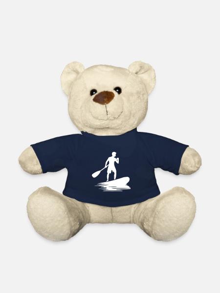 Stand Up Paddling and Board Paddle Training - Teddy Bear - french navy