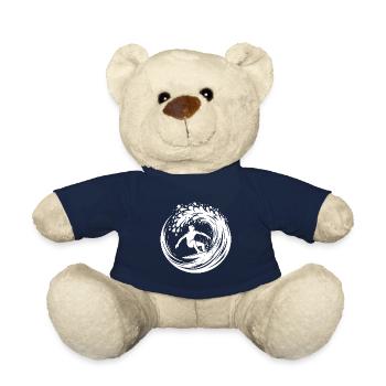 Eleganter Surfer der in großer Welle surft - Teddy - French Navy - Vorne