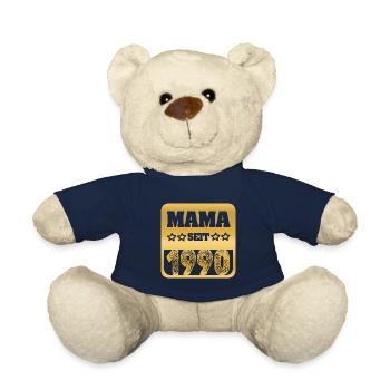 Mama 1990 - Teddy Bear - french navy - Front