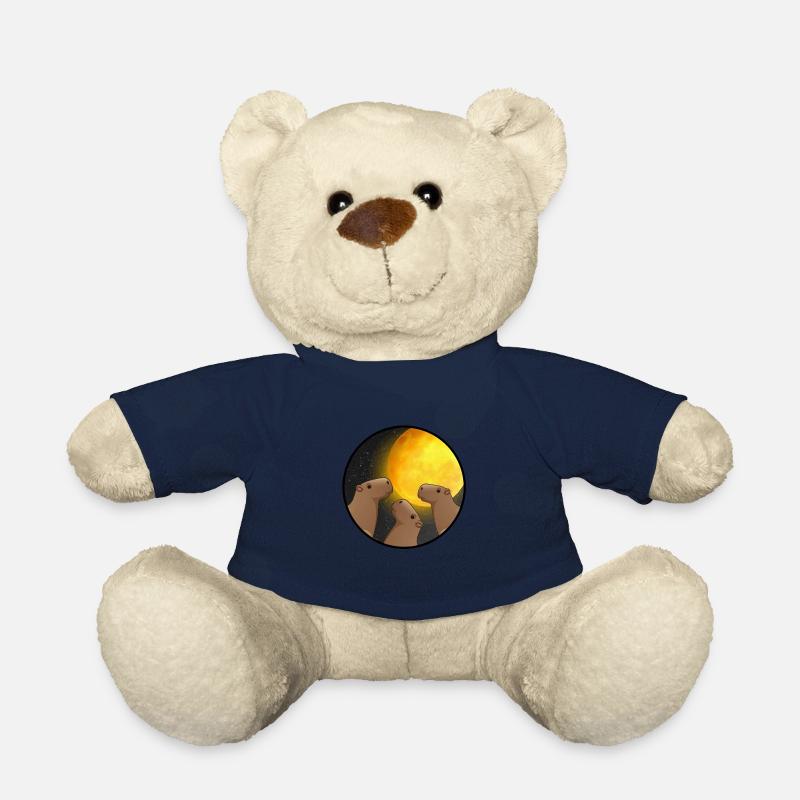 Capybara Moon - giant guinea pig - Teddy Bear - french navy