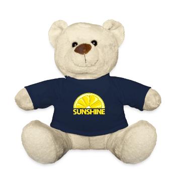 Sunshine Zitrone für alle, die Urlaub wollen - Teddy - French Navy - Vorne