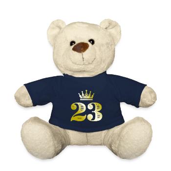 23 Chiffre Couronne Or - Nounours - bleu marine - Devant