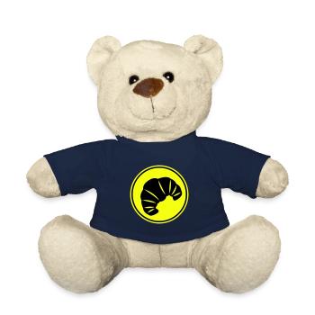 Croissant icon - Teddy Bear - french navy - Front