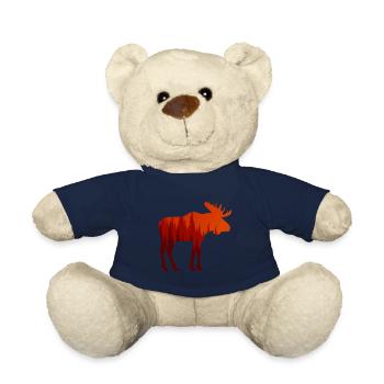 Moose - Teddy Bear - french navy - Front