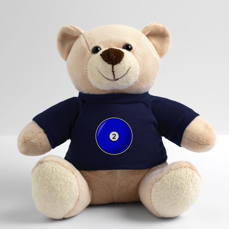 Boule de billard 2 Billard bleu deux Nounours