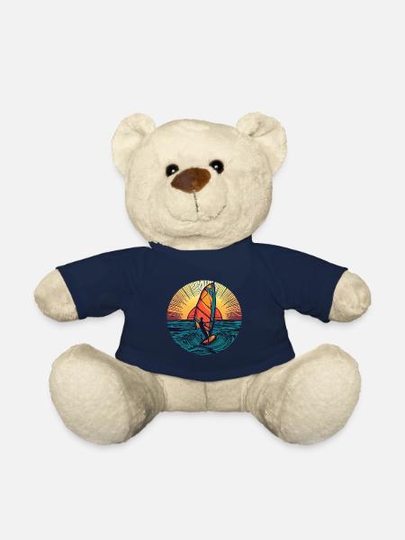 Windsurfer Surfer Sunset - Nounours - bleu marine