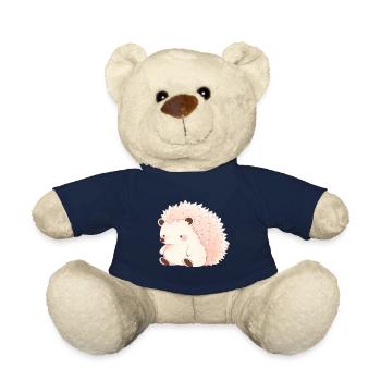 Süßer Vintage Igel - Teddy - French Navy - Vorne