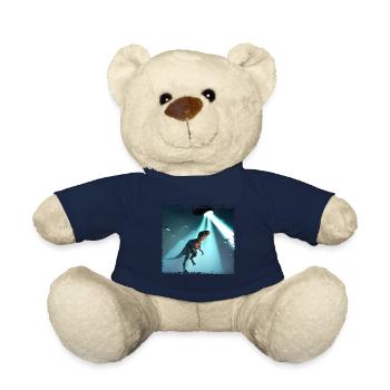 UFO meets dinosaur - Teddy Bear - french navy - Front