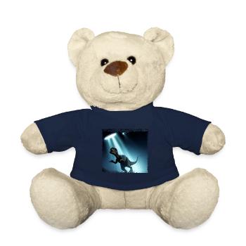 UFO meets dinosaur - Teddy Bear - french navy - Front