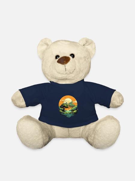 Paysage - Nounours - bleu marine