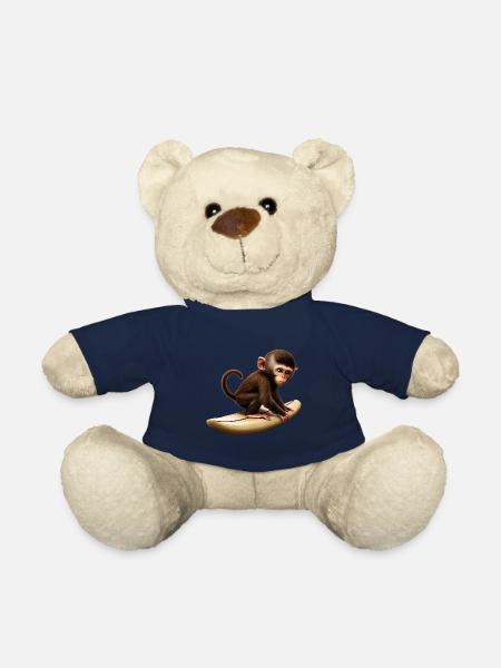 Singe Surfeur - Nounours - bleu marine