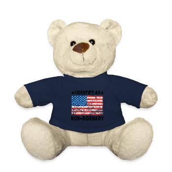 Je m’identifie comme non-Bidenary - 2024 - Nounours - bleu marine - Devant