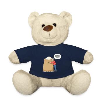 You are my emergency contact ! - Teddy Bear - french navy - Front