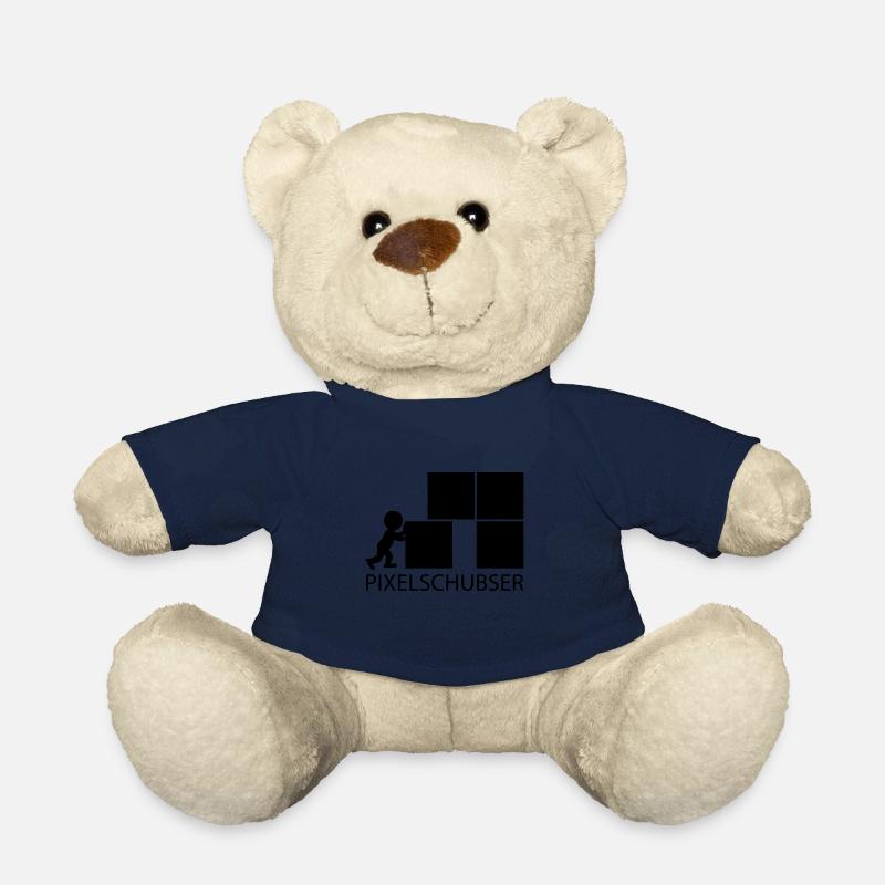 Pousseurs de pixels et fiers de cela ! - Nounours - bleu marine