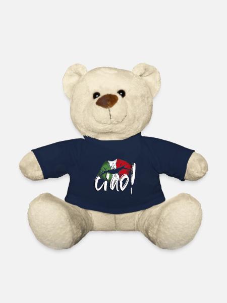 bonjour - Nounours - bleu marine