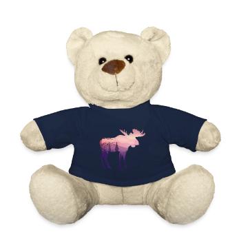 Moose - Teddy Bear - french navy - Front