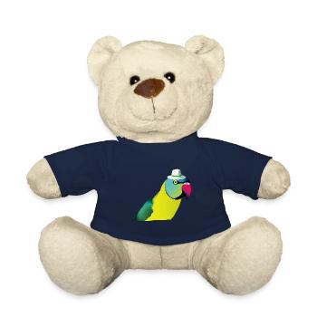 Indischer Ringelhals Papagei - Teddy - French Navy - Vorne