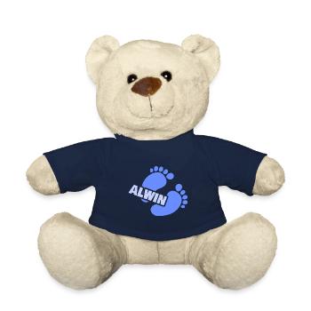Birth Alwin - Teddy Bear - french navy - Front
