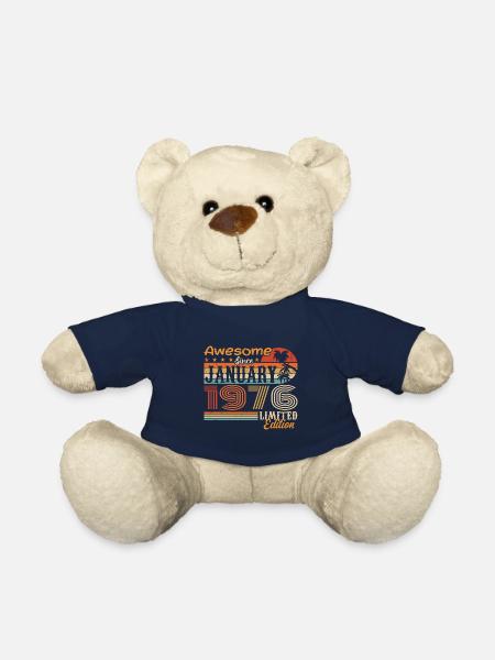 Geburtstagsgeschenk - geboren im Januar 1976 - Teddy - French Navy