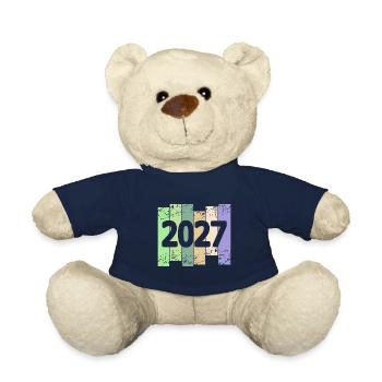 2027 - Teddy Bear - french navy - Front